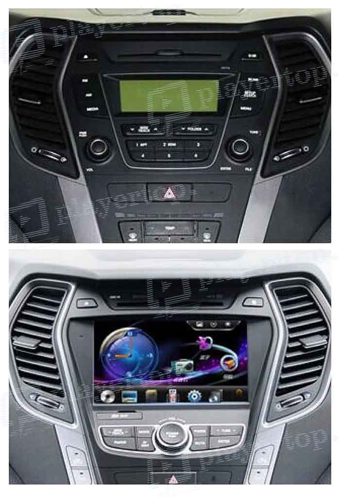 installation autoradio hyundai santa fe 2013